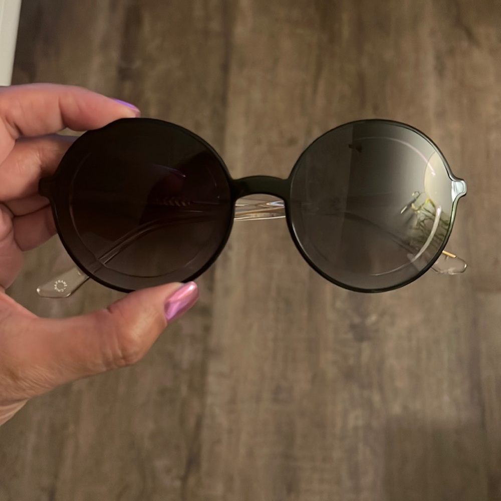 KREWE Louisa Nylon Round Sunglasses